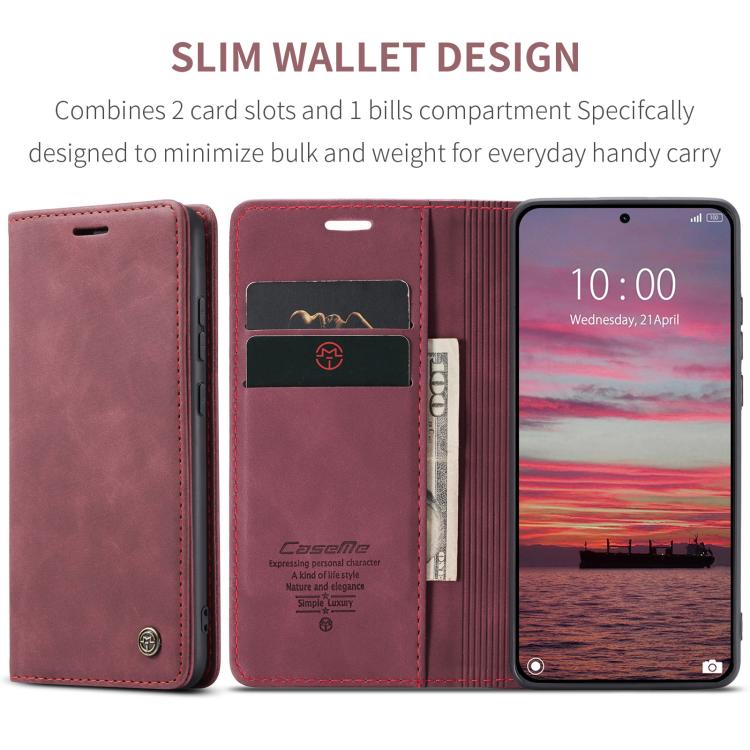 For Xiaomi 15 CaseMe 013 Multifunctional Horizontal Flip Leather Phone Case