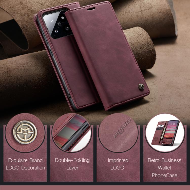 For Xiaomi 15 CaseMe 013 Multifunctional Horizontal Flip Leather Phone Case