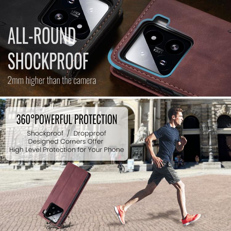 For Xiaomi 15 CaseMe 013 Multifunctional Horizontal Flip Leather Phone Case