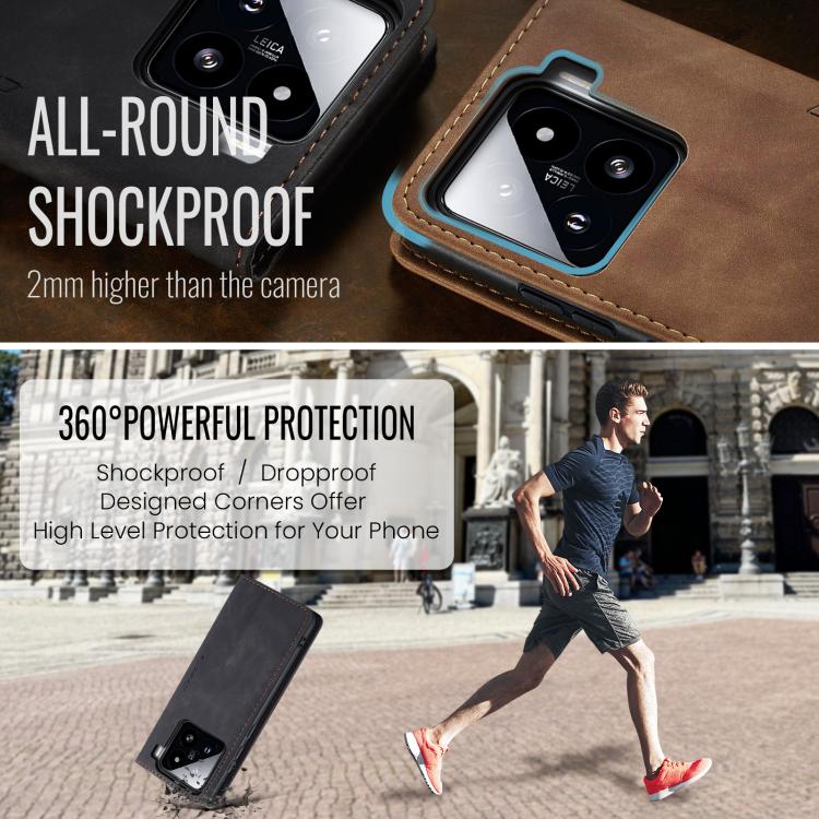 For Xiaomi 15 CaseMe 013 Multifunctional Horizontal Flip Leather Phone Case