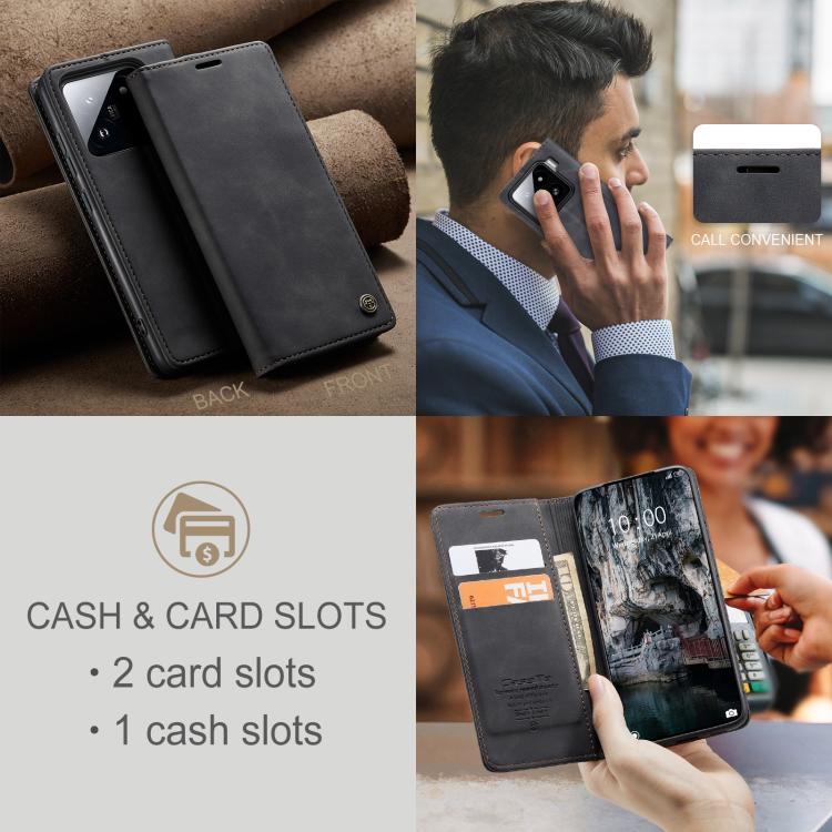 For Xiaomi 15 CaseMe 013 Multifunctional Horizontal Flip Leather Phone Case
