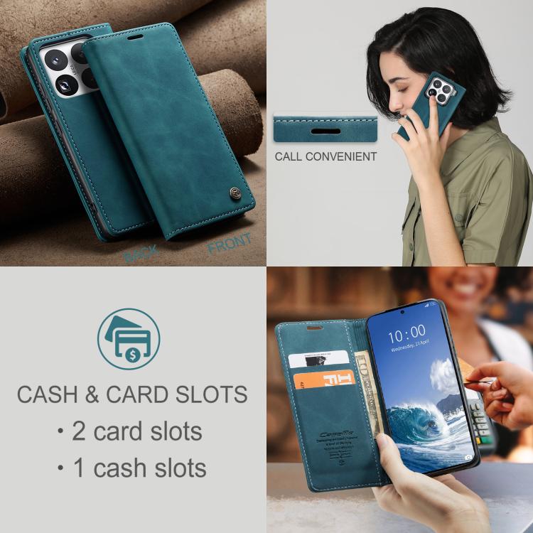 For Xiaomi 15 Pro CaseMe 013 Multifunctional Horizontal Flip Leather Phone Case