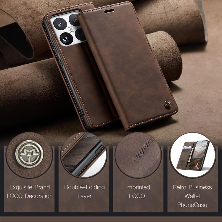 For Xiaomi 15 Pro CaseMe 013 Multifunctional Horizontal Flip Leather Phone Case
