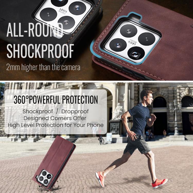 For Xiaomi 15 Pro CaseMe 013 Multifunctional Horizontal Flip Leather Phone Case
