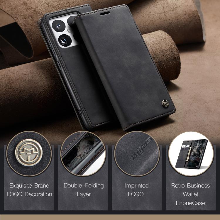 For Xiaomi 15 Pro CaseMe 013 Multifunctional Horizontal Flip Leather Phone Case