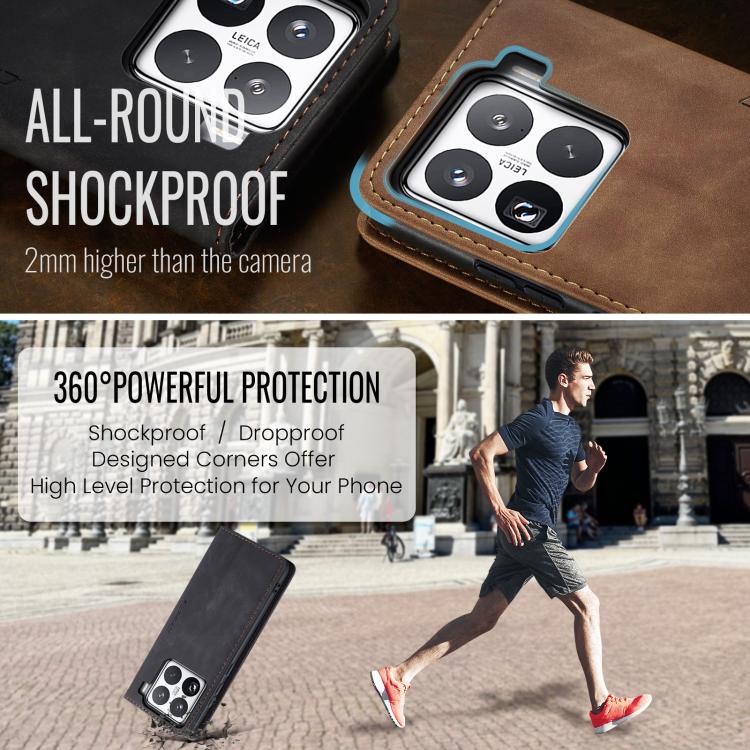 For Xiaomi 15 Pro CaseMe 013 Multifunctional Horizontal Flip Leather Phone Case