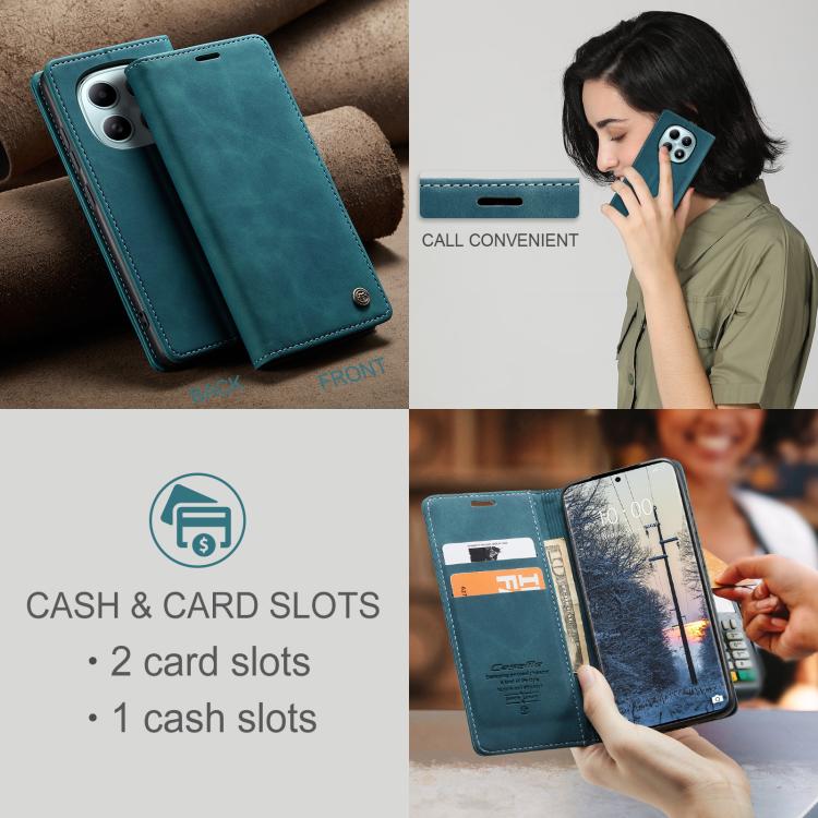 For Redmi Note 15 4G / 5G Global 164mm CaseMe 013 Multifunctional Horizontal Flip Leather Phone Case