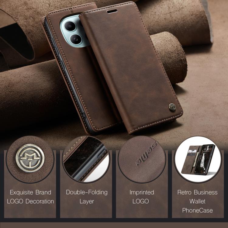 For Redmi Note 15 4G / 5G Global 164mm CaseMe 013 Multifunctional Horizontal Flip Leather Phone Case