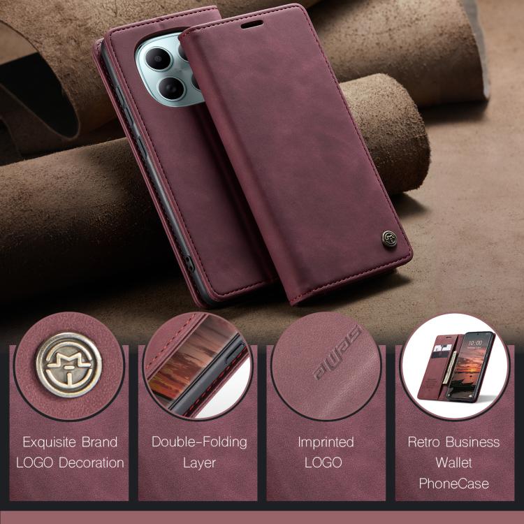 For Redmi Note 15 4G / 5G Global 164mm CaseMe 013 Multifunctional Horizontal Flip Leather Phone Case