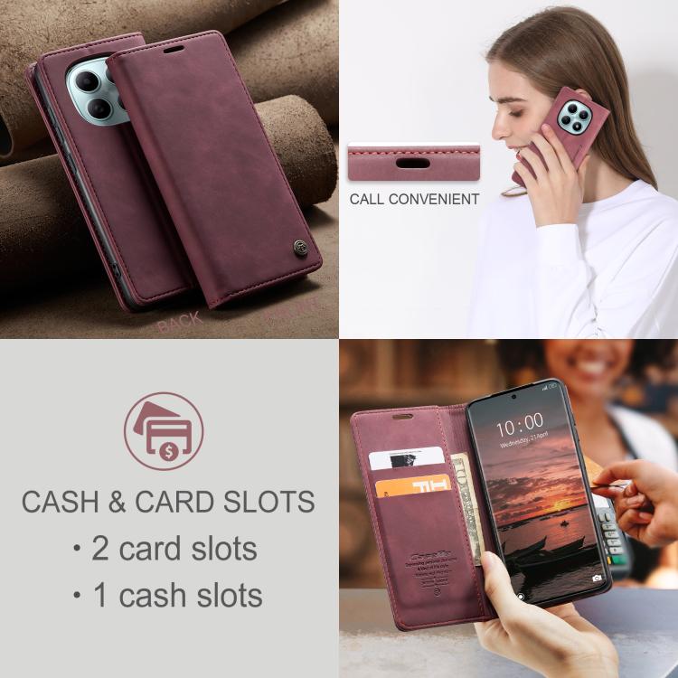 For Redmi Note 15 4G / 5G Global 164mm CaseMe 013 Multifunctional Horizontal Flip Leather Phone Case