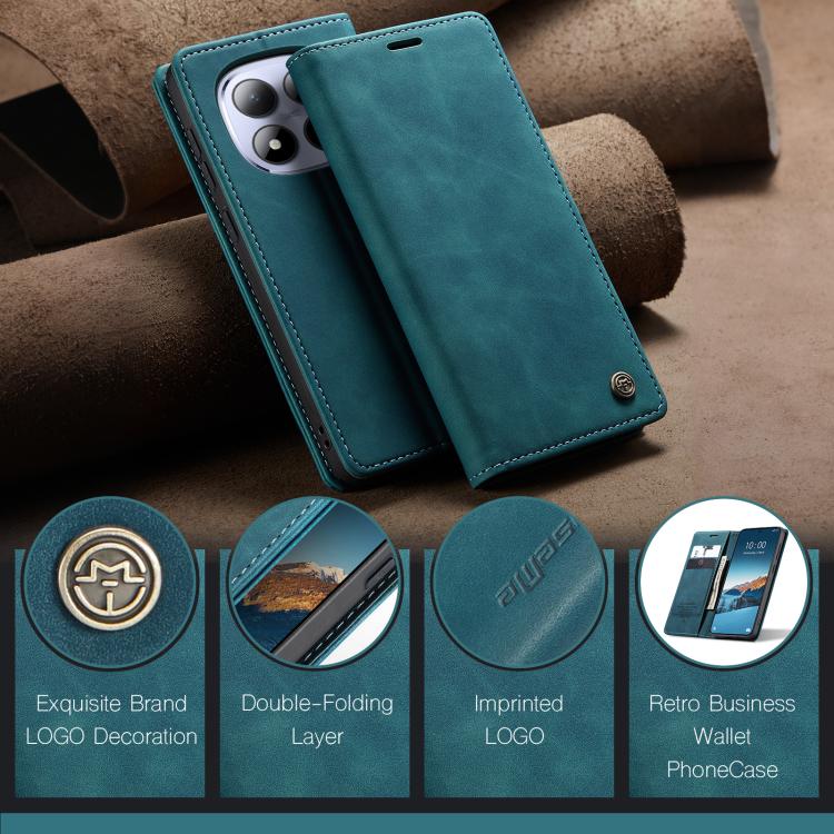 For Redmi Note 15 Pro 4G Global 163.2mm CaseMe 013 Multifunctional Horizontal Flip Leather Phone Case