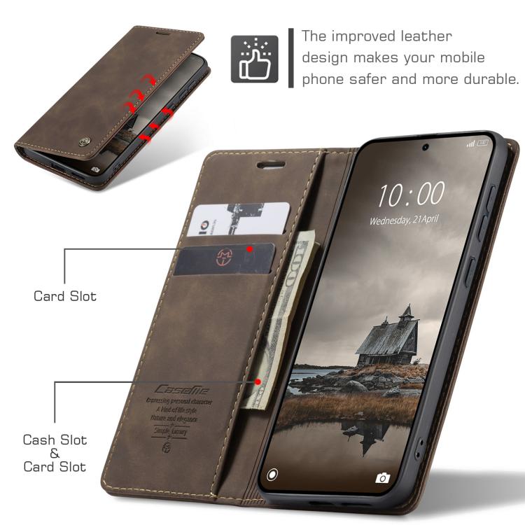 For Redmi Note 15 Pro 4G Global 163.2mm CaseMe 013 Multifunctional Horizontal Flip Leather Phone Case