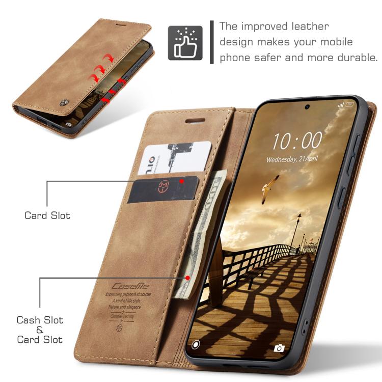 For Redmi Note 15 Pro 4G Global 163.2mm CaseMe 013 Multifunctional Horizontal Flip Leather Phone Case