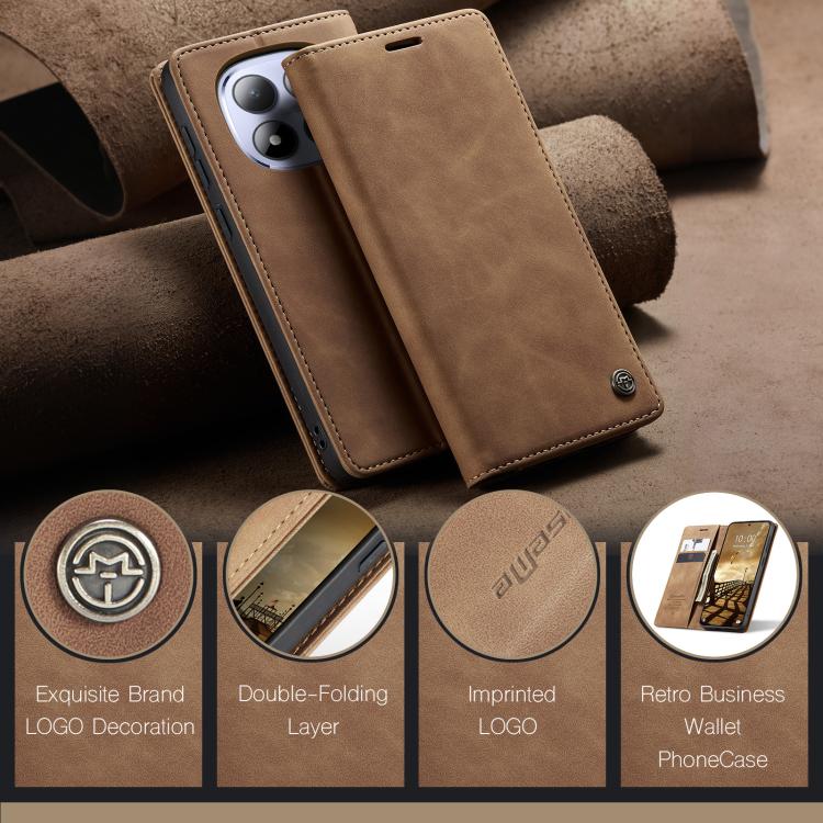 For Redmi Note 15 Pro 4G Global 163.2mm CaseMe 013 Multifunctional Horizontal Flip Leather Phone Case
