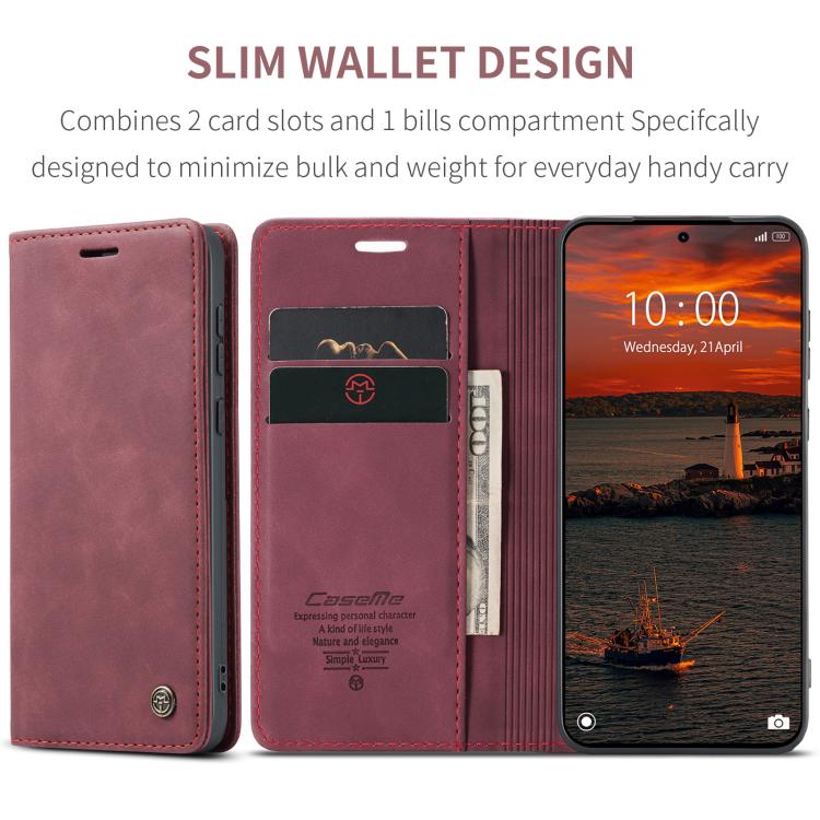 For Redmi Note 15 Pro 4G Global 163.2mm CaseMe 013 Multifunctional Horizontal Flip Leather Phone Case