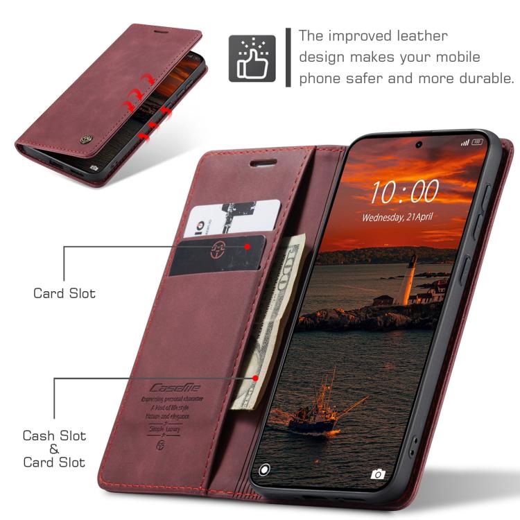 For Redmi Note 15 Pro 4G Global 163.2mm CaseMe 013 Multifunctional Horizontal Flip Leather Phone Case