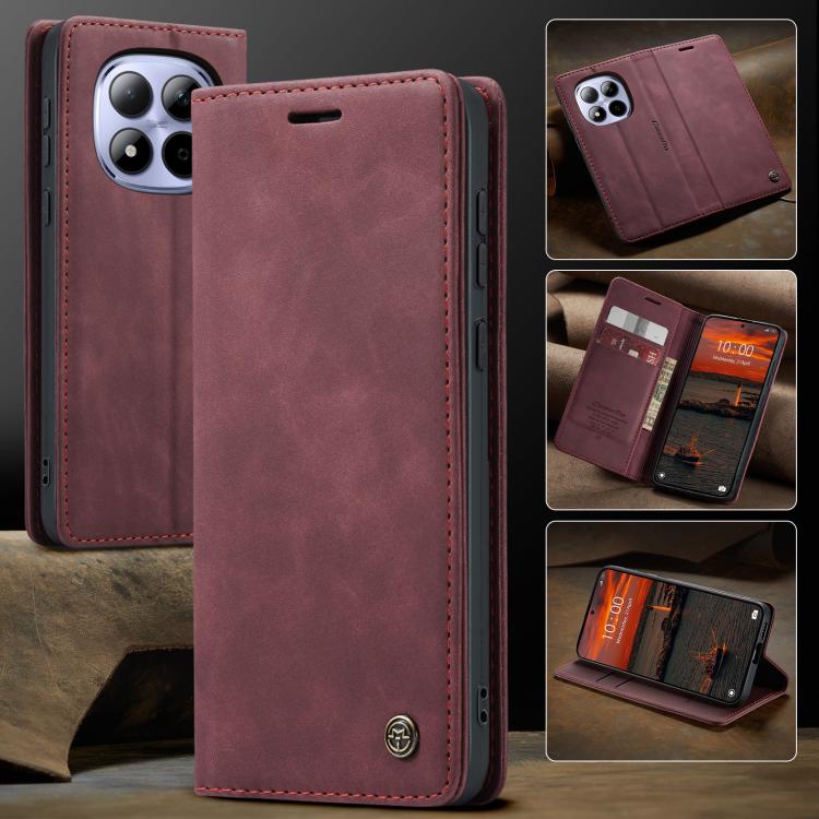 For Redmi Note 15 Pro 4G Global 163.2mm CaseMe 013 Multifunctional Horizontal Flip Leather Phone Case