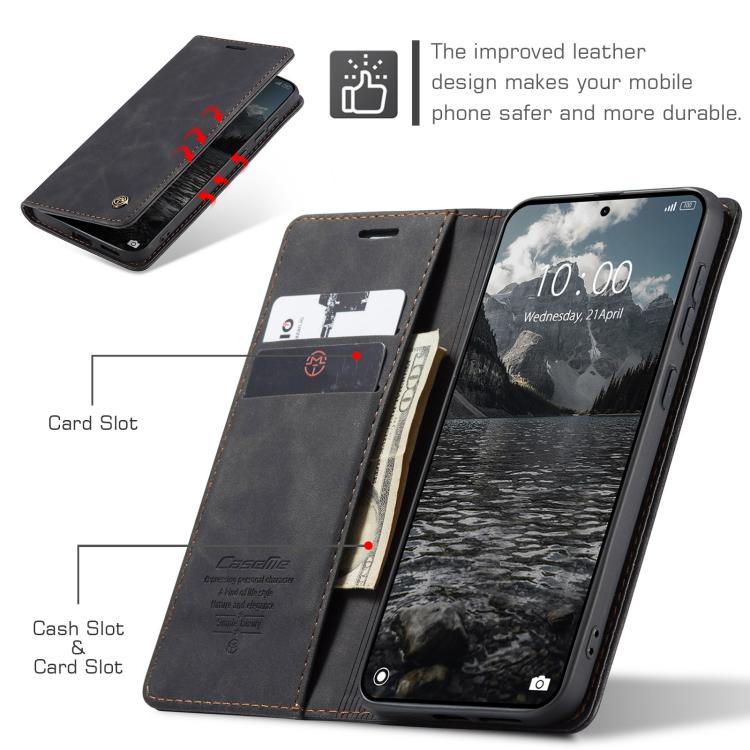For Redmi Note 15 Pro 4G Global 163.2mm CaseMe 013 Multifunctional Horizontal Flip Leather Phone Case
