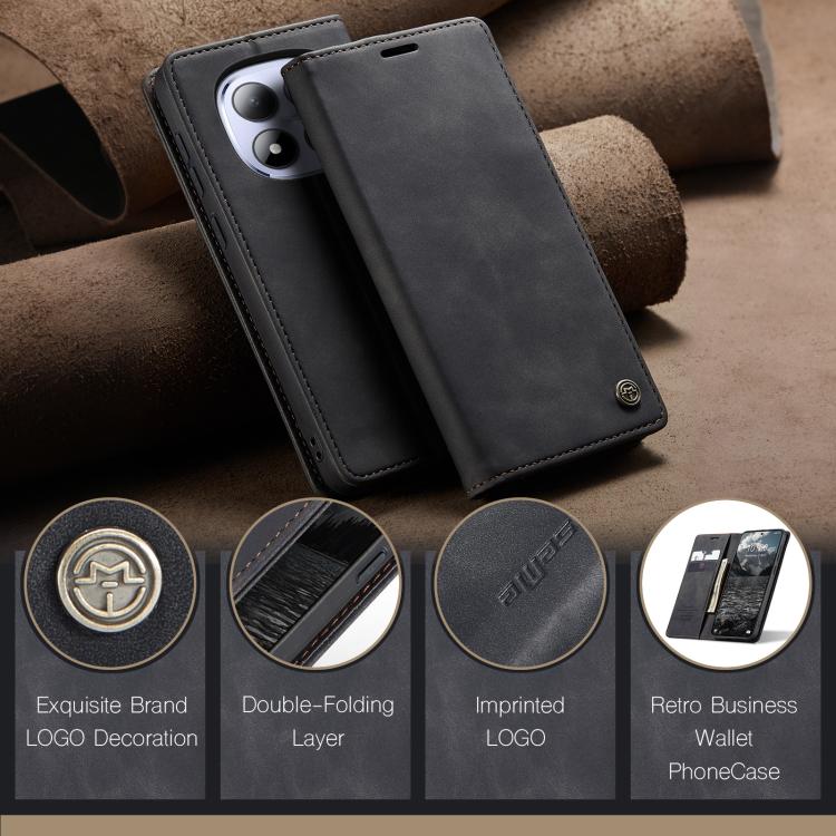 For Redmi Note 15 Pro 4G Global 163.2mm CaseMe 013 Multifunctional Horizontal Flip Leather Phone Case