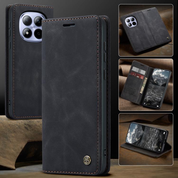 For Redmi Note 15 Pro 4G Global 163.2mm CaseMe 013 Multifunctional Horizontal Flip Leather Phone Case
