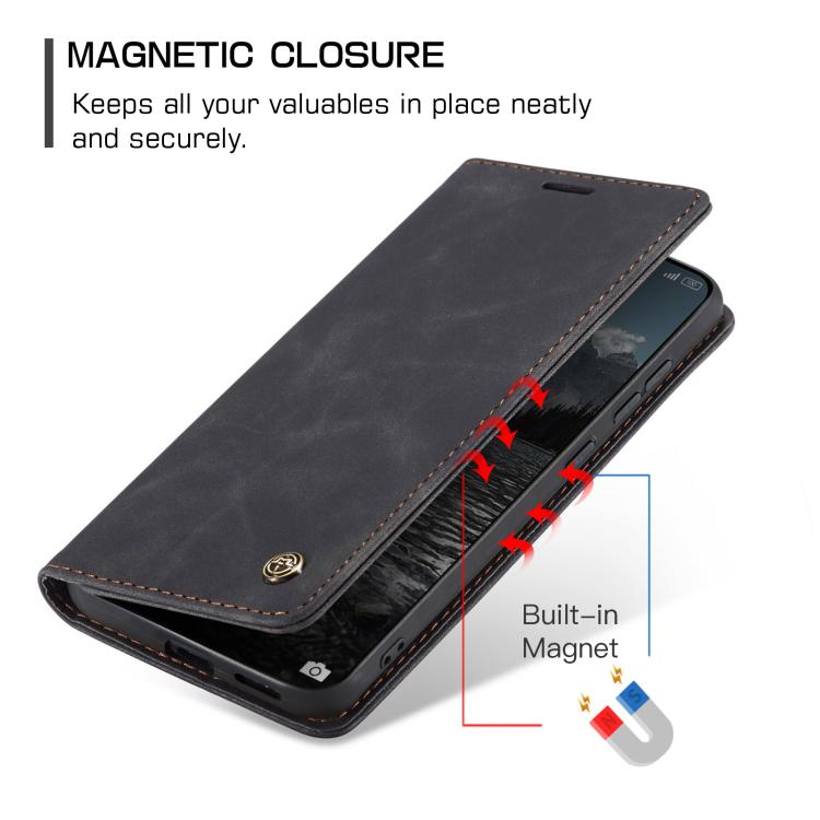 For Redmi Note 15 Pro 4G Global 163.2mm CaseMe 013 Multifunctional Horizontal Flip Leather Phone Case