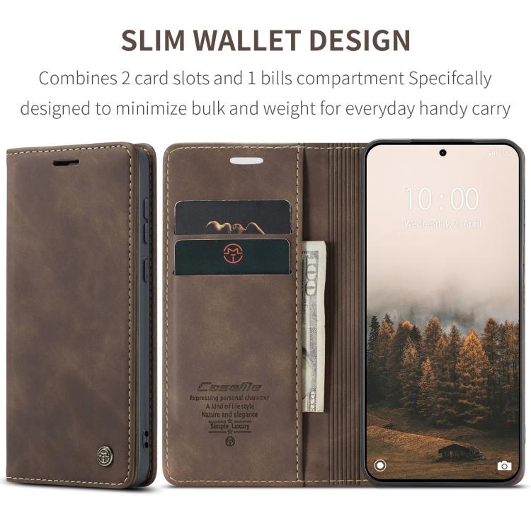 For Redmi Note 15 Pro 5G Global 163.6mm CaseMe 013 Multifunctional Horizontal Flip Leather Phone Case