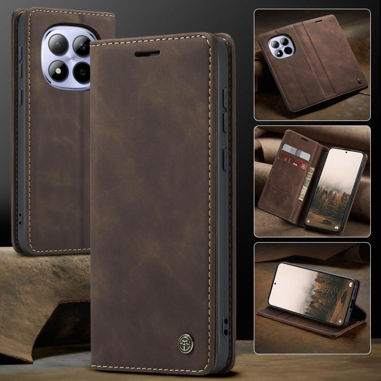 For Redmi Note 15 Pro 5G Global 163.6mm CaseMe 013 Multifunctional Horizontal Flip Leather Phone Case