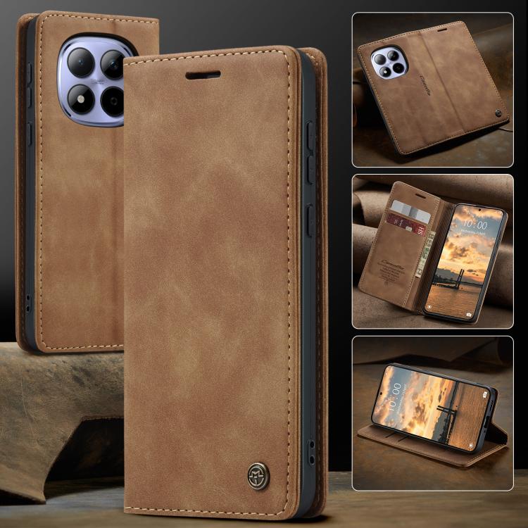 For Redmi Note 15 Pro 5G Global 163.6mm CaseMe 013 Multifunctional Horizontal Flip Leather Phone Case