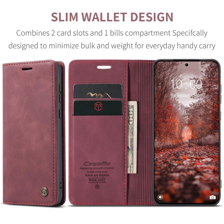 For Redmi Note 15 Pro 5G Global 163.6mm CaseMe 013 Multifunctional Horizontal Flip Leather Phone Case