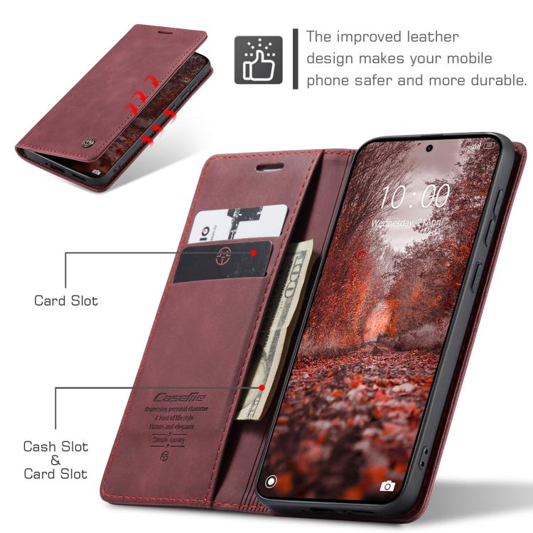 For Redmi Note 15 Pro 5G Global 163.6mm CaseMe 013 Multifunctional Horizontal Flip Leather Phone Case