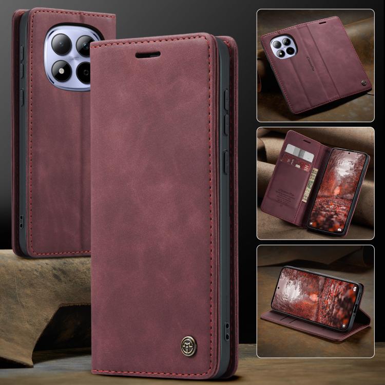 For Redmi Note 15 Pro 5G Global 163.6mm CaseMe 013 Multifunctional Horizontal Flip Leather Phone Case
