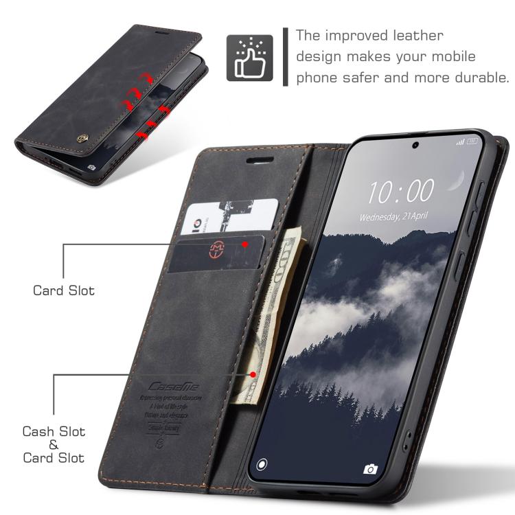 For Redmi Note 15 Pro 5G Global 163.6mm CaseMe 013 Multifunctional Horizontal Flip Leather Phone Case