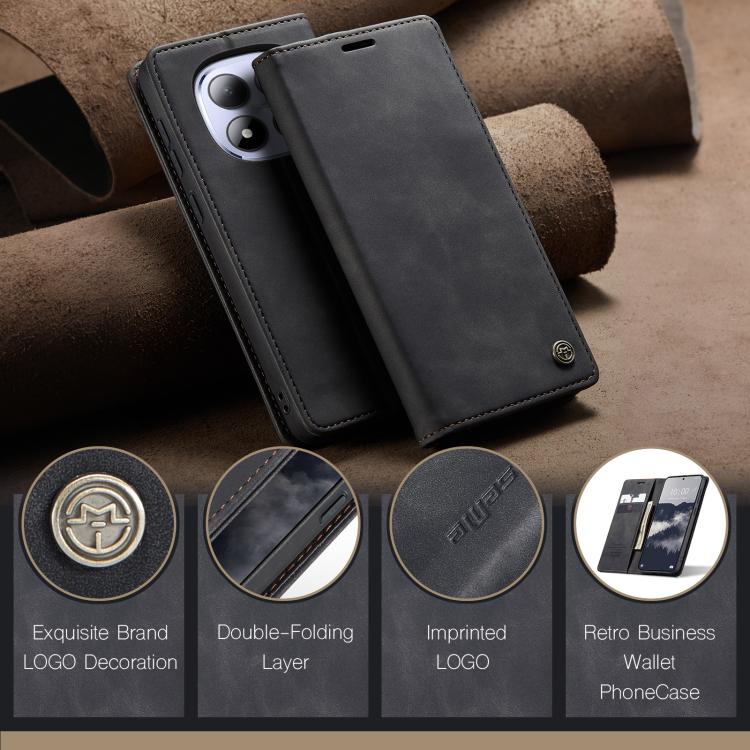 For Redmi Note 15 Pro 5G Global 163.6mm CaseMe 013 Multifunctional Horizontal Flip Leather Phone Case