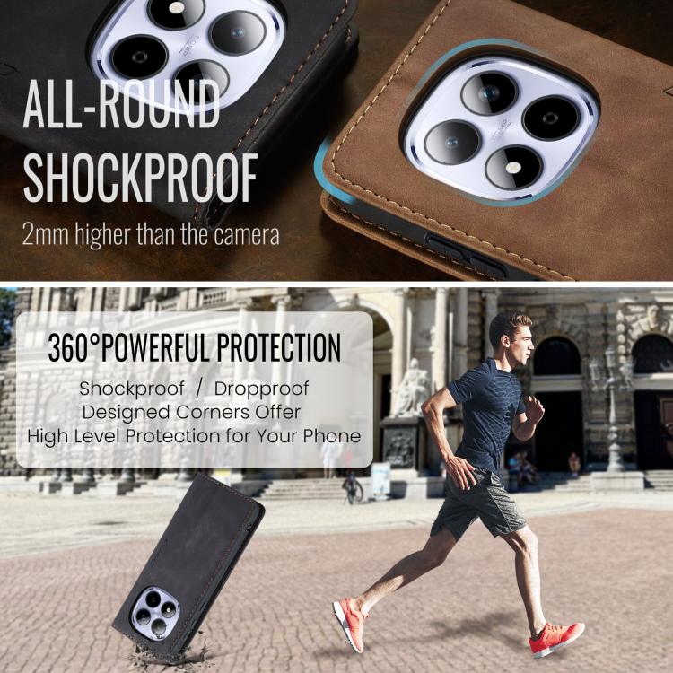 For Redmi Note 15 Pro 5G Global 163.6mm CaseMe 013 Multifunctional Horizontal Flip Leather Phone Case