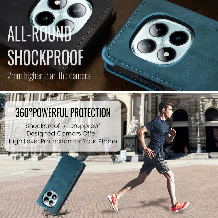 For Redmi Note 15 Pro+ 5G Global 163.3mm CaseMe 013 Multifunctional Horizontal Flip Leather Phone Case