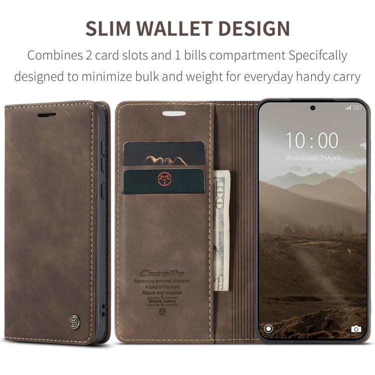 For Redmi Note 15 Pro+ 5G Global 163.3mm CaseMe 013 Multifunctional Horizontal Flip Leather Phone Case