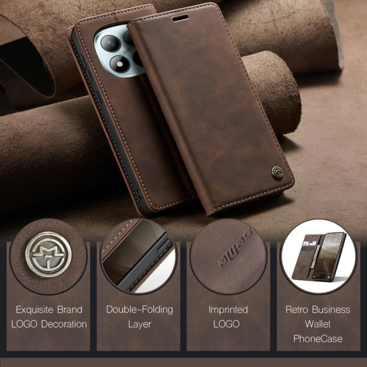 For Redmi Note 15 Pro+ 5G Global 163.3mm CaseMe 013 Multifunctional Horizontal Flip Leather Phone Case