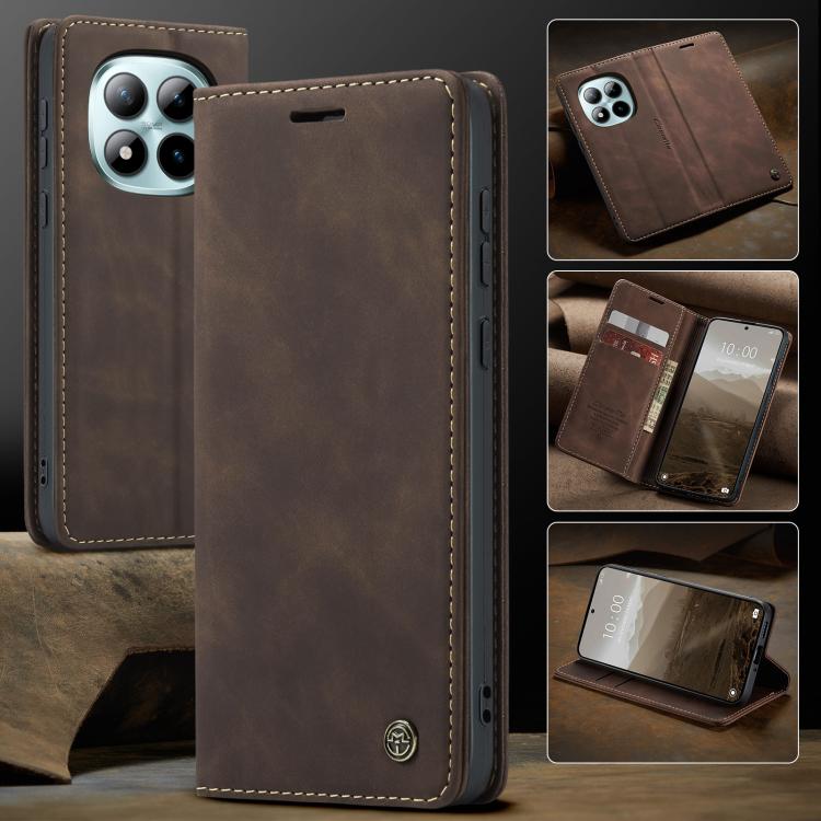 For Redmi Note 15 Pro+ 5G Global 163.3mm CaseMe 013 Multifunctional Horizontal Flip Leather Phone Case