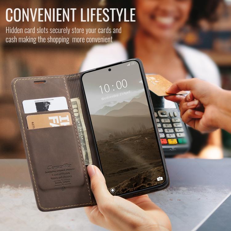 For Redmi Note 15 Pro+ 5G Global 163.3mm CaseMe 013 Multifunctional Horizontal Flip Leather Phone Case