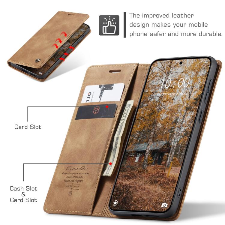 For Redmi Note 15 Pro+ 5G Global 163.3mm CaseMe 013 Multifunctional Horizontal Flip Leather Phone Case