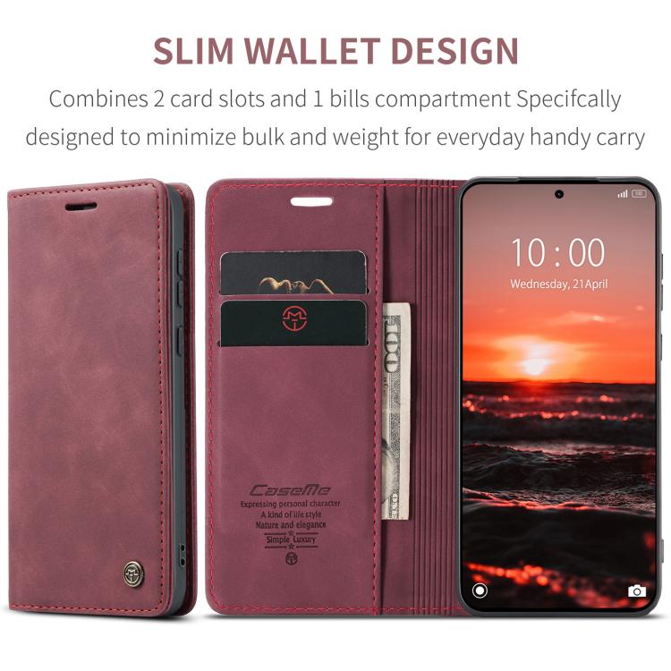For Redmi Note 15 Pro+ 5G Global 163.3mm CaseMe 013 Multifunctional Horizontal Flip Leather Phone Case