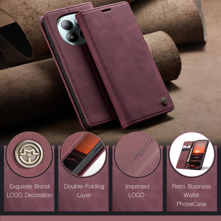For Redmi Note 15 Pro+ 5G Global 163.3mm CaseMe 013 Multifunctional Horizontal Flip Leather Phone Case