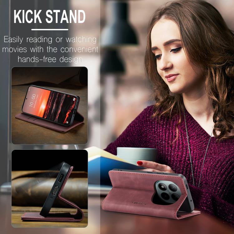 For Redmi Note 15 Pro+ 5G Global 163.3mm CaseMe 013 Multifunctional Horizontal Flip Leather Phone Case