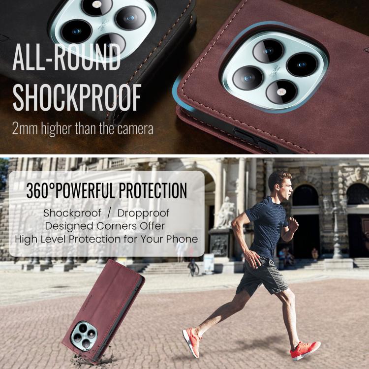 For Redmi Note 15 Pro+ 5G Global 163.3mm CaseMe 013 Multifunctional Horizontal Flip Leather Phone Case