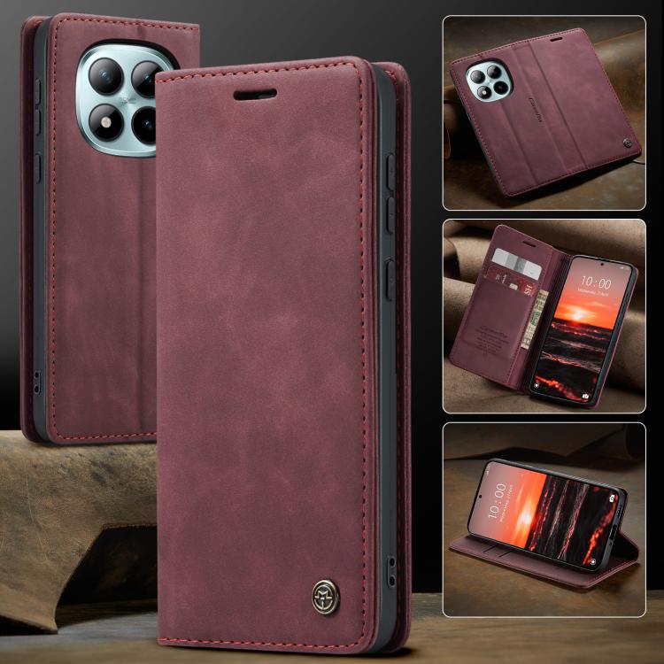 For Redmi Note 15 Pro+ 5G Global 163.3mm CaseMe 013 Multifunctional Horizontal Flip Leather Phone Case