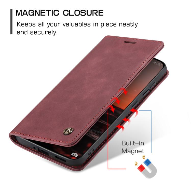 For Redmi Note 15 Pro+ 5G Global 163.3mm CaseMe 013 Multifunctional Horizontal Flip Leather Phone Case
