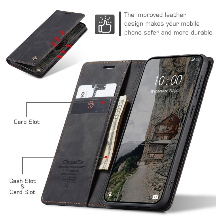 For Redmi Note 15 Pro+ 5G Global 163.3mm CaseMe 013 Multifunctional Horizontal Flip Leather Phone Case