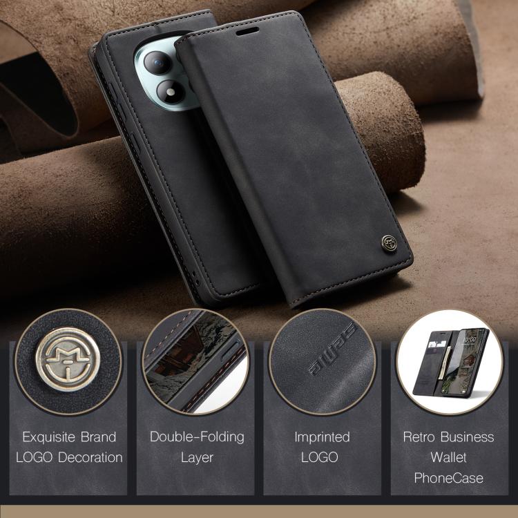 For Redmi Note 15 Pro+ 5G Global 163.3mm CaseMe 013 Multifunctional Horizontal Flip Leather Phone Case
