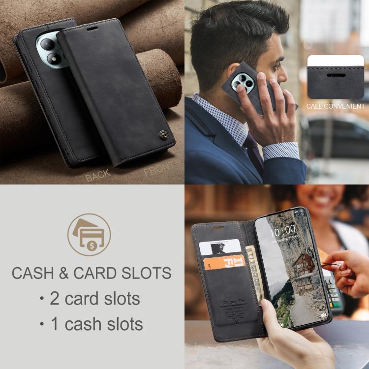 For Redmi Note 15 Pro+ 5G Global 163.3mm CaseMe 013 Multifunctional Horizontal Flip Leather Phone Case