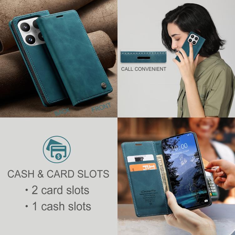 For Xiaomi 17 CaseMe 013 Multifunctional Horizontal Flip Leather Phone Case